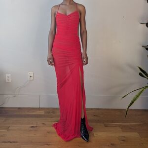 Revolve x Michael Costello Follie Gown in Red   | Small